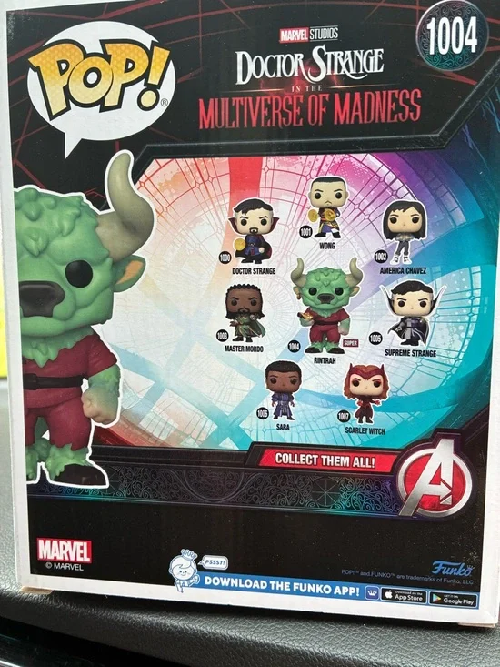 Funko Pop! Rintrah Green and Red Vinyl Figure (Doctor Strange) - Picture 3 of 3